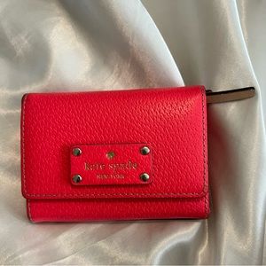 Hot Pink KATE SPADE DESIGNER small wallet
